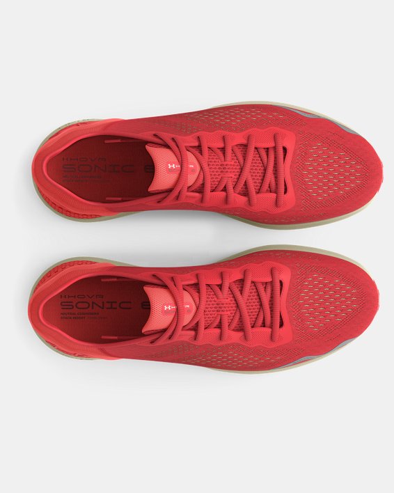 Women's UA HOVR™ Sonic 6 Running Shoes in Red image number 2